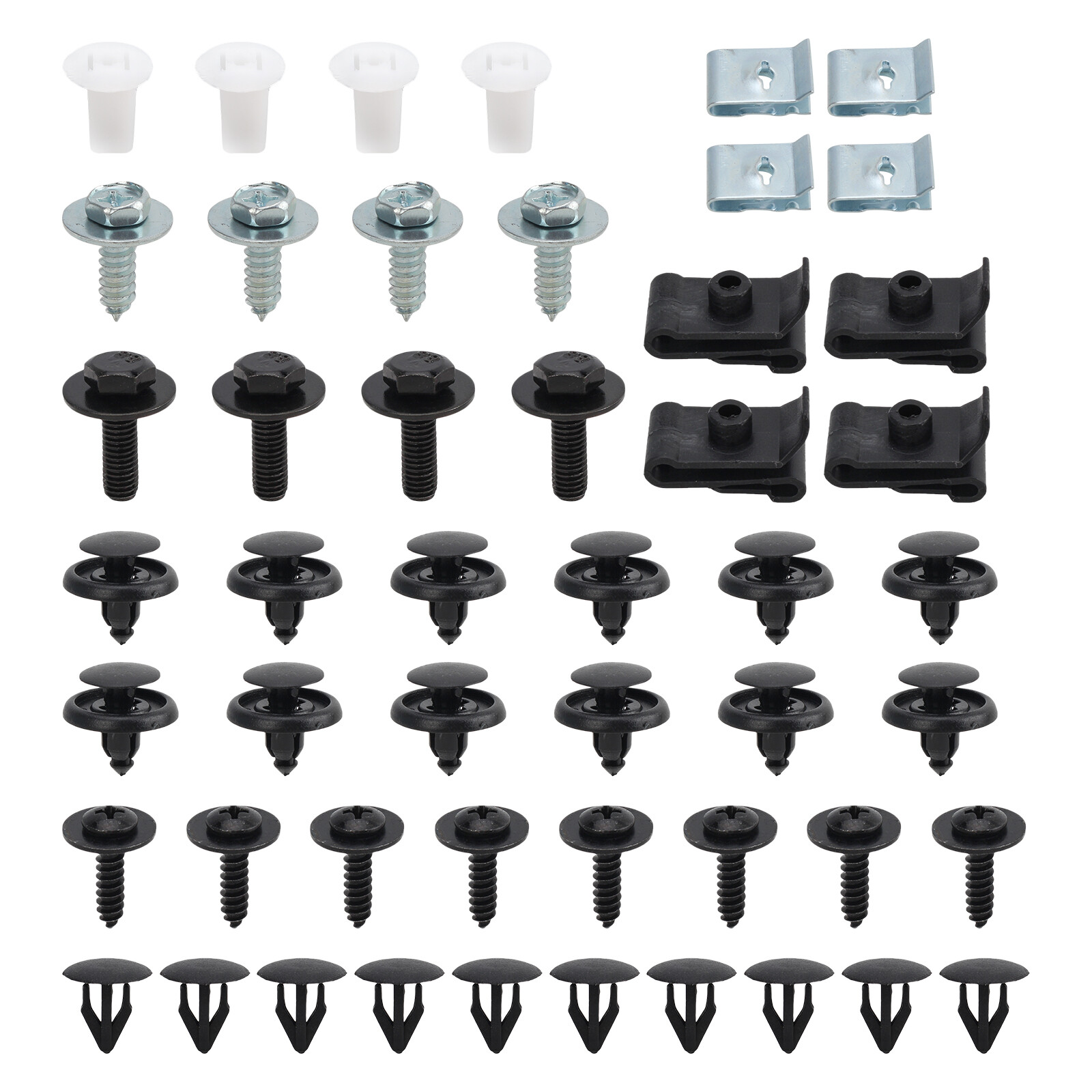 50PC Under Engine Cover Clips Underbody Mudguard Shield Screws Fits Toyota Lexus