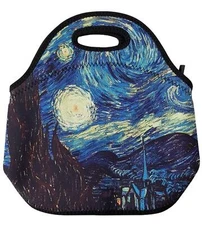 Wrapables Insulated Neoprene Lunch Bag Starry Night