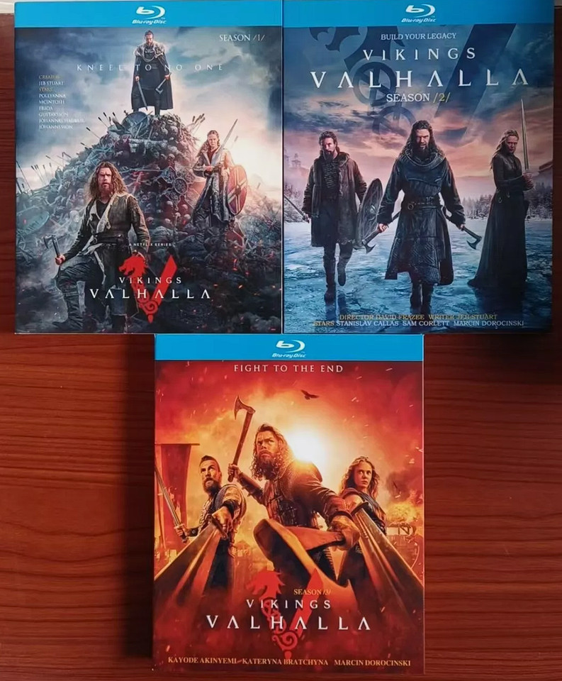 Vikings Valhalla Season 13 (2024) Bluray TV Series 7 Disc All Region