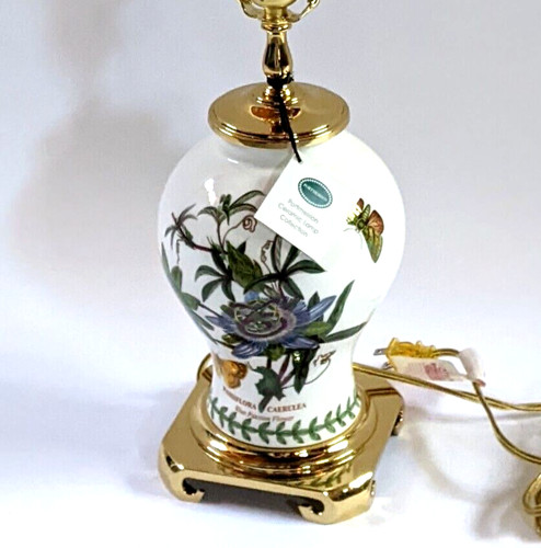 NEW Vintage ! Portmeirion Botanic Garden Blue Passion Flower Collectible Rare!