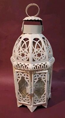 Weiße Laterne Kerzenhalter Dekor Design Dekoration Innen Wo Hochzeit 