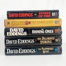 David Eddings Fantasy Elenium Tamils Dreamers HC/DJ Del Rey Warner Lot of 5