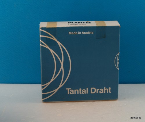 TANTALUM WIRE 2m~6,5 ft 0.250mm 0.01 in 30 AWG Ts-ANNEALED PLANSEE AUSTRIA - Picture 4 of 7