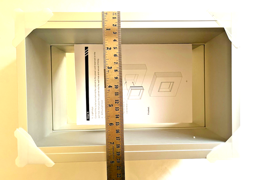 No Tile Needed Wall Shower Niche 12x8" Stainless Steel Silver with Mirror - Picture 6 of 10