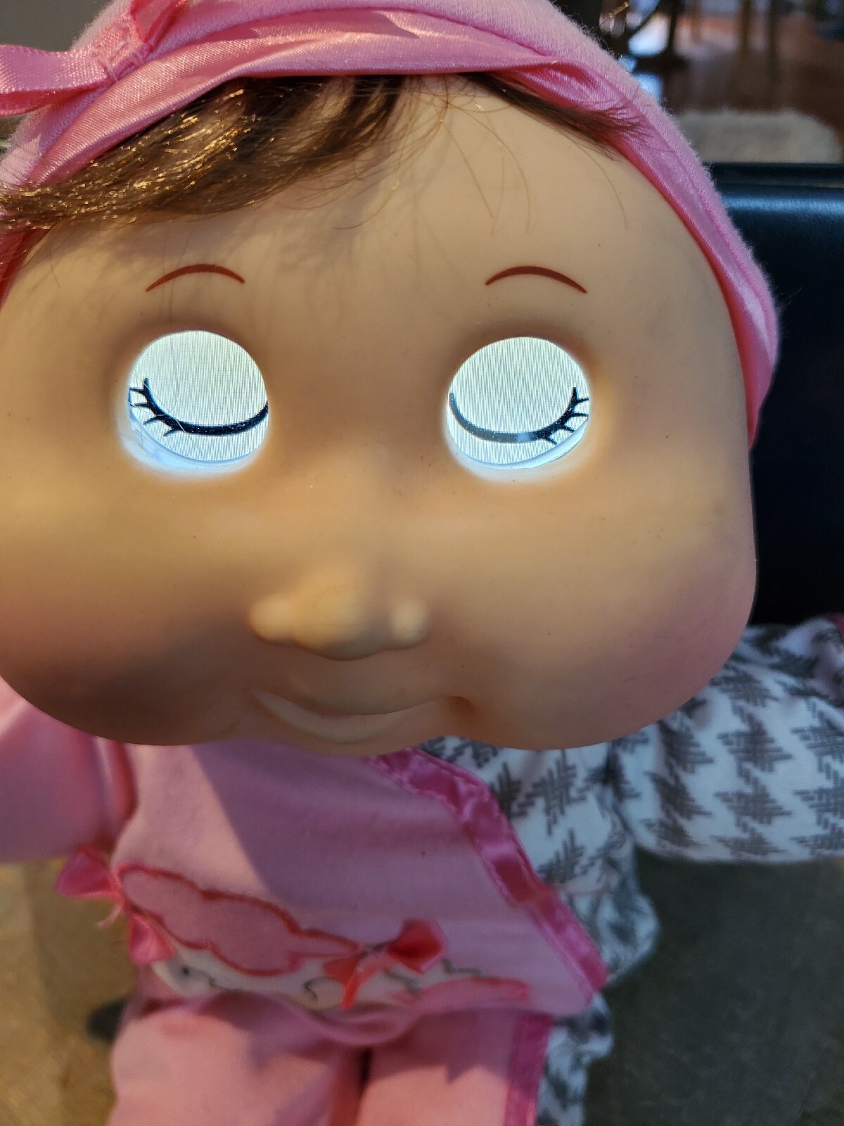 Cabbage Patch Baby So Real Interactive Doll Ava Dakota Brunette Poodle Outfit 