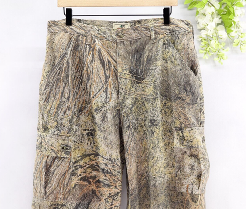Vintage Y2K Faded Cargo Camo Pants Mossy Oak Hip Hop 2000s Baggy Sz M - Picture 3 of 10