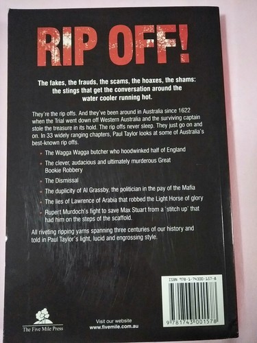 Rip Off ! Australian Fraud Deception And Dirty Tricks... By Paul Taylor - Foto 2 di 6
