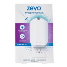 Zevo Electric Flying Insect Trap 1 Device With 3 Cartridges NEW SEALED B11