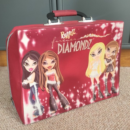 Vintage Y2K Bratz Forever Diamondz 8 Doll Carry Case Storage Travel Bag Y2K - Picture 3 of 12