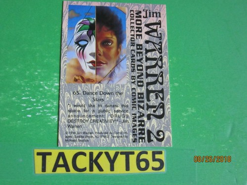JIM WARREN 2 MORE BEYOND BIZARRE 1994 SINGLE CARD(S) NEW YOU CHOOSE - Picture 98 of 140