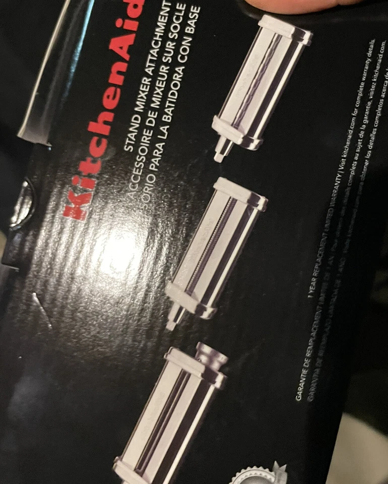 New KitchenAid 3-Piece Pasta Roller & Cutter Set - Image 3 of 4