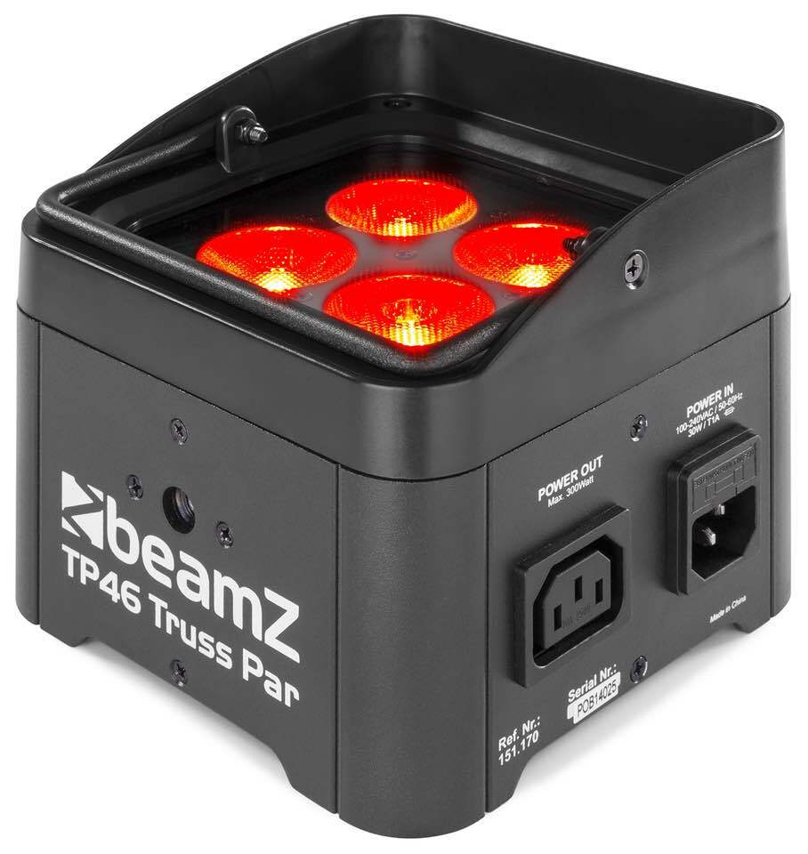 BEAMZ TP46 TRUSS PAR 4 X 4W 4IN1 RGB-UV FARI TEATRALI