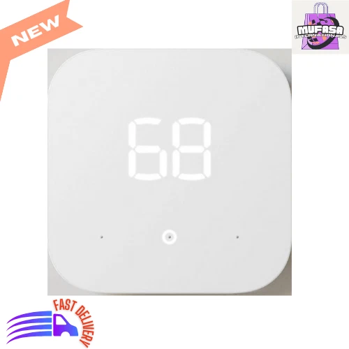 Smart Thermostat – Save money and energy, Works with Alexa/Ring, C-wire required