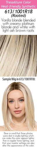 Peluca PIXIE LITE de TRESSALLURE ¡Cualquier Color! Heat Friendly! Mono Top + Encaje Frontal NUEVO - Imagen 21 de 29