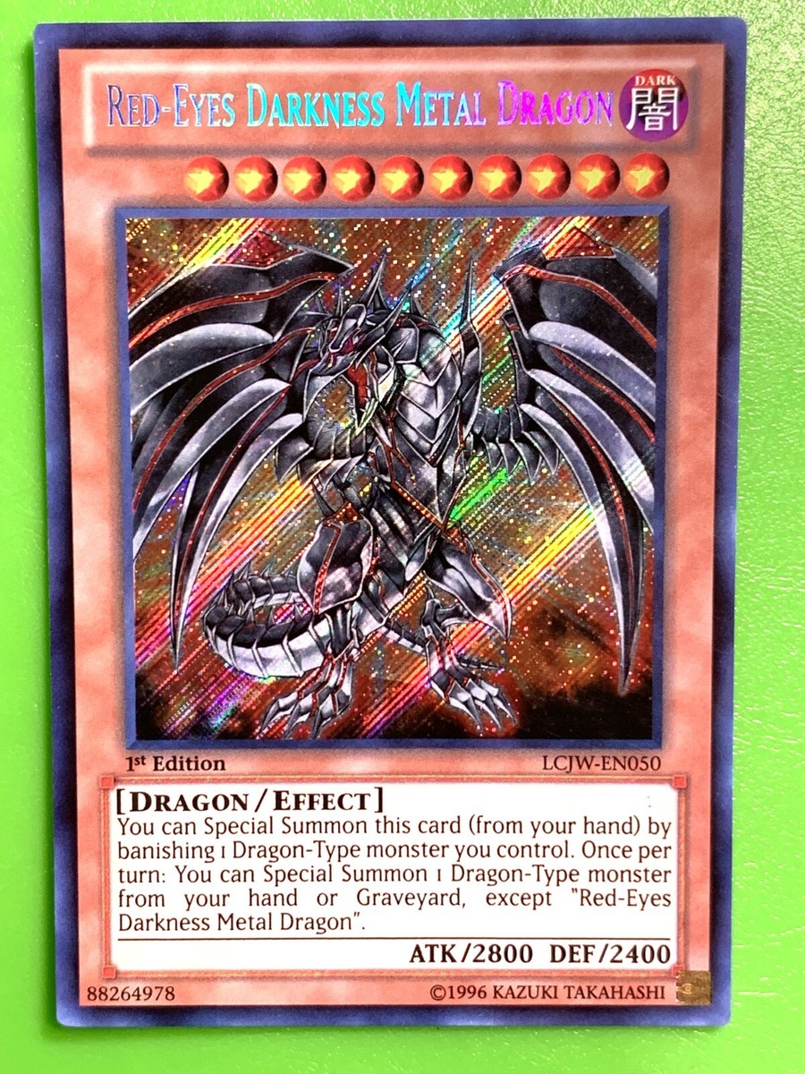yugioh Red-Eyes Darkness Metal Dragon LCJW-EN050 Secret Rare