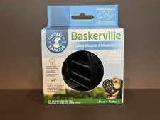 New Baskerville Ultra Muzzle Size 1 Color: Black 017033 Dog Mouth Protection