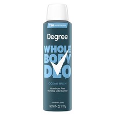 Degree Men Whole Body Deodorant Spray for Men, 4 Ounce Pack of 1 , Green