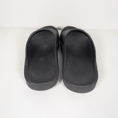 Oofos Ooahh Slide Sandals Recovery Women's Size 14 Men's Size 12 Black - Bild 3 von 7