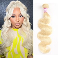 613 Blonde Body Wave Human Hair Bundles 100 Unprocessed 12A Grade Brazilian