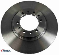 2X Bremsscheibe Ackoja A37-80006 2 Bremsscheiben Vorderachse Vorne