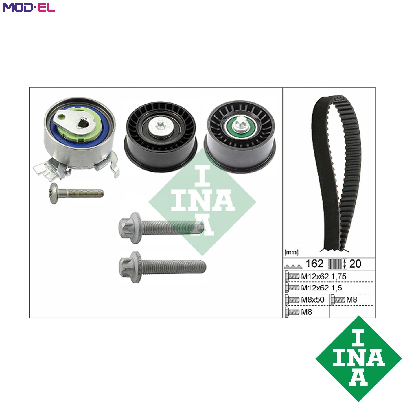 Timing Belt Kit Replacement Fits Chevrolet Opel Saab Vauxhall INA 530044110 - Image 45