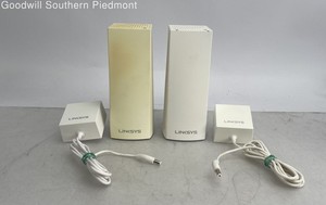Linksys WHW03 Lot of 2 V2 Mesh Wi-Fi Units - Untested