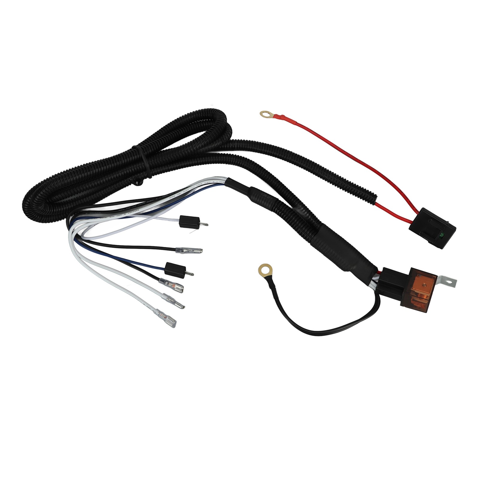 12V Horn Wiring Harness Relay Kit 1.9m Cable 50W For Motorcycle Car Truck