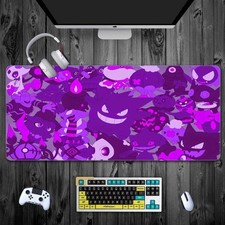 Ghost Pokemon Kawaii Anime Gaming Mouse Pad Desk Mat Accessories