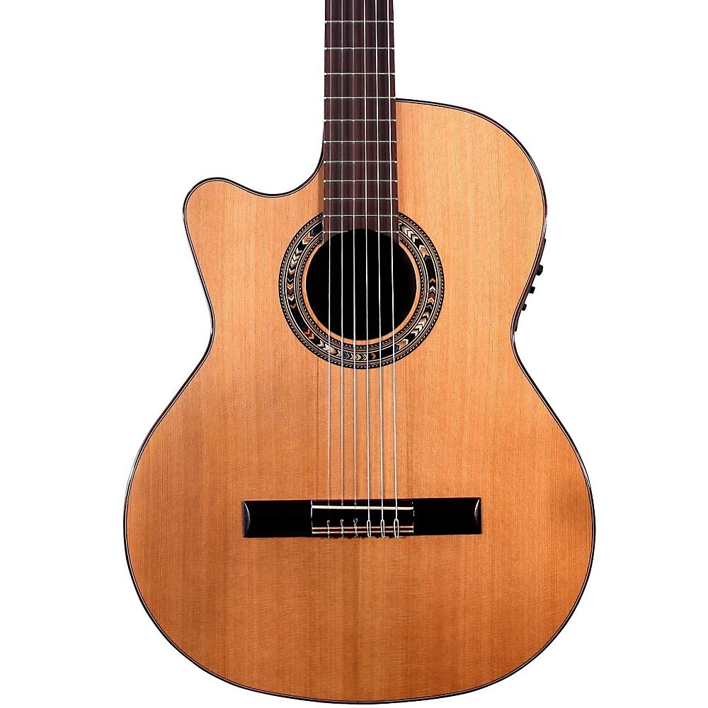 Kremona Verea LeftHanded Classical AcousticElectric Guitar Natural