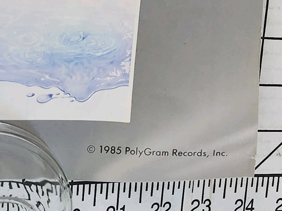 Плакат 1985 Rush Power Windows оригинальный винтажный редкий НИКОГДА НЕ ВИСЕЛ  - Изображение 4 из 4