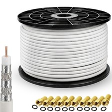 PremiumX 100m Koaxialkabel 5-fach 135dB SAT T...