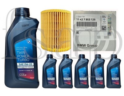 Genuine BMW engine oil change kit 2013-2018 BMW 3.20i xDrive engine oil 0w20