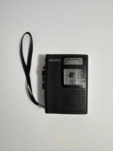 VTG Sony TCM-S64V Cassette Recorder VOR Fast Play Back Voice Memo Recorder Black