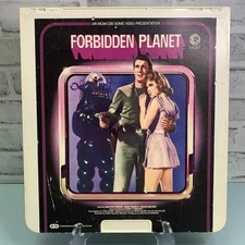 Vintage FORBIDDEN PLANET VideoDisc CED MGM/CBS Home Video