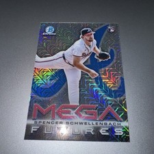 2025 Bowman Chrome Mojo Mega Futures Spencer Schwellenbach #BMF-5 Refractor (RC)