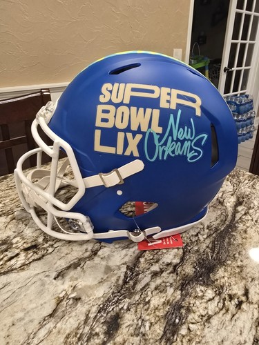 Super Bowl LIX Riddell Full Size Authentic Speed Helmet Eagles Cheifs - Picture 3 of 5