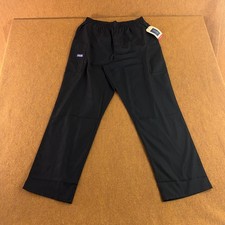 Cherokee Womens Size Large Black Scrubs Elastic Waist Utility Scrub Pants NWT