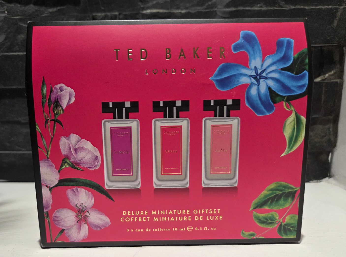 Ted Baker 🌸 Eau de Toilette Gift Set Elodie, Polly, Kasia 3 x 10mL each 🌸 BNIB - Image 2