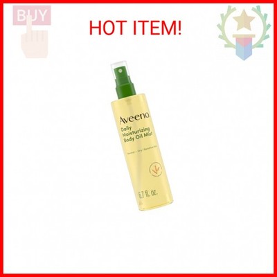 Aveeno Daily Moisturizing Dry Body Oil Mist with Oat & Jojoba Oil for Dry, Rough