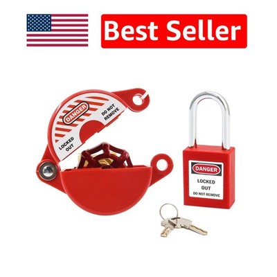 Durable Gate Valve Lockout Set for Outdoor Faucets   Easy Installation and Use