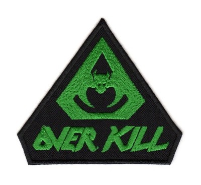 Overkill Bat Embroidered Sew On Patch American Thrash Metal Music Band Logo
