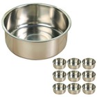 10Pcs Stainless Steel Sauce Dishes Sushi Dipping Bowls Small Seasoning Bowls