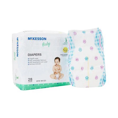 Baby Diapers Size 3 Count of 1 By McKesson