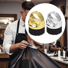 Hair Sweep Brush Beard Brush for Men Nylon Pocket Face Cleaning Hairbrush for