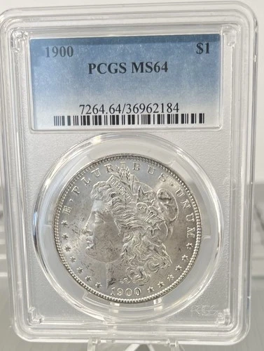 1900  Morgan Dollar PCGS MS 64 .
