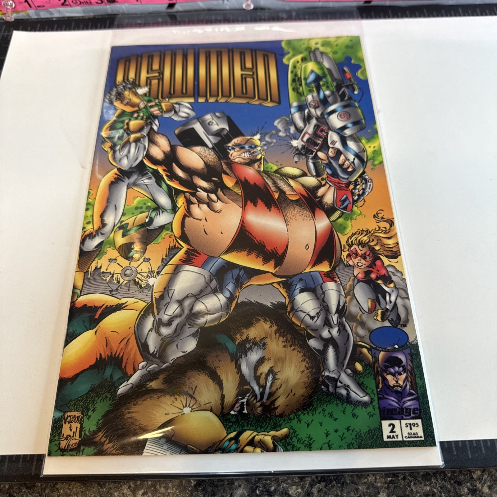 New Men # 2 1994 Image Comic Book