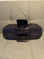 Vintage Sanyo Boombox Stereo/cassette/cd Model MCD-Z17 Read