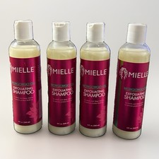 Mielle Organics Mongongo Oil Exfoliating Shampoo Remove Buildup 4 Pack - 8oz