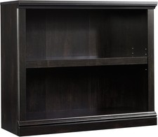 Miscellaneous Storage 2-Shelf Bookcase/ book shelf Estate Black finish