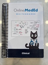 OnlineMedEd Whiteboards by Dustyn Williams (2023, Spiral) Clinical Second Ed.